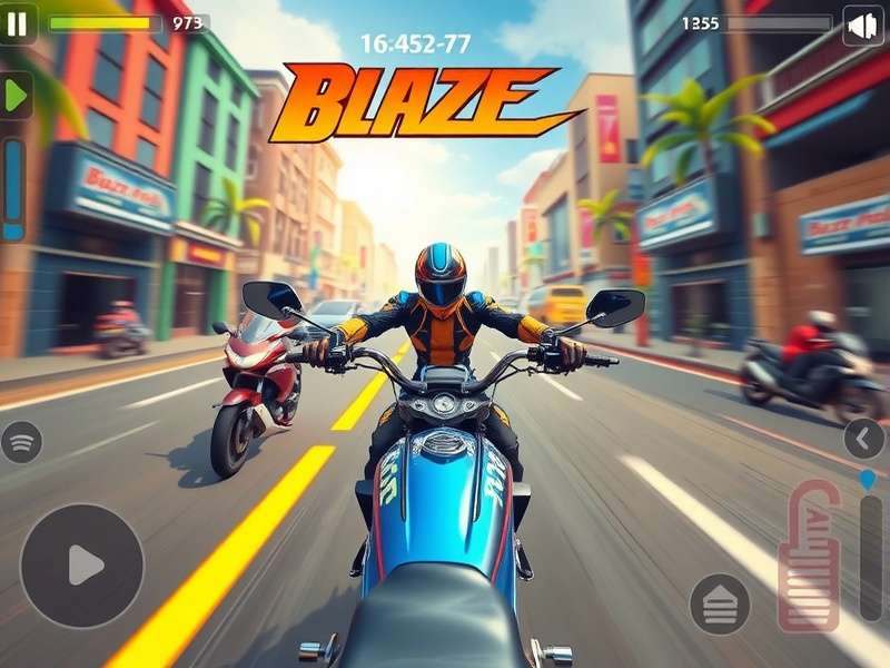 Indian Blaze Rider community event with players competing