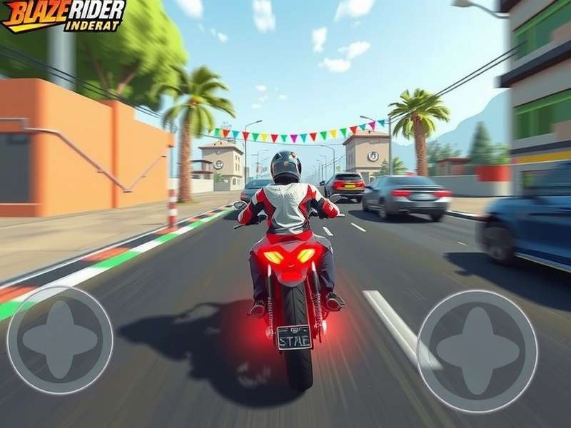 Map showing Blaze Rider popularity across different Indian states